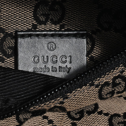 Gucci GG Monogram Web Double Pocket Belt Bag Navy 7 of 9