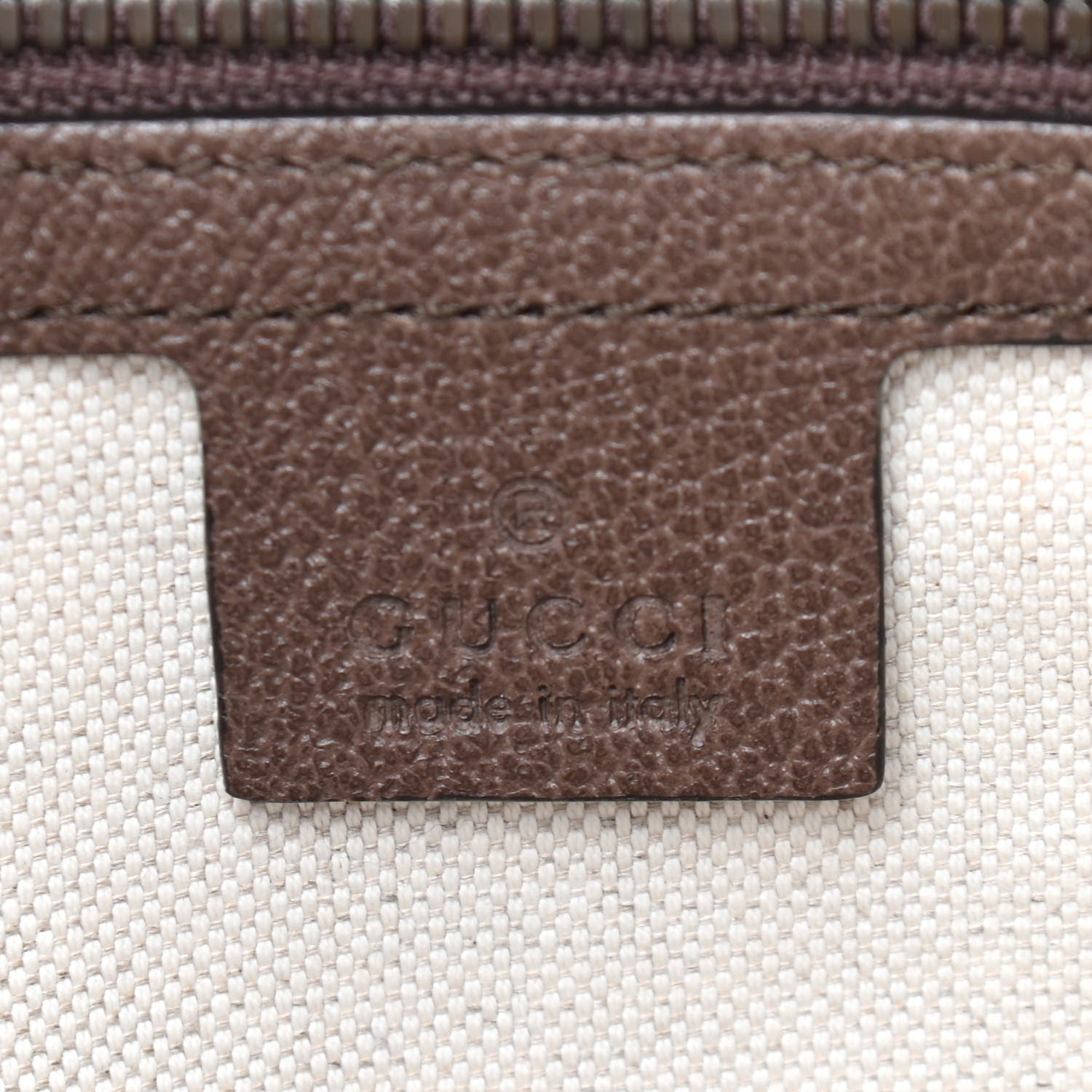 Gucci GG Supreme Monogram Web Small Ophidia Half Moon Hobo Brown 6 of 9