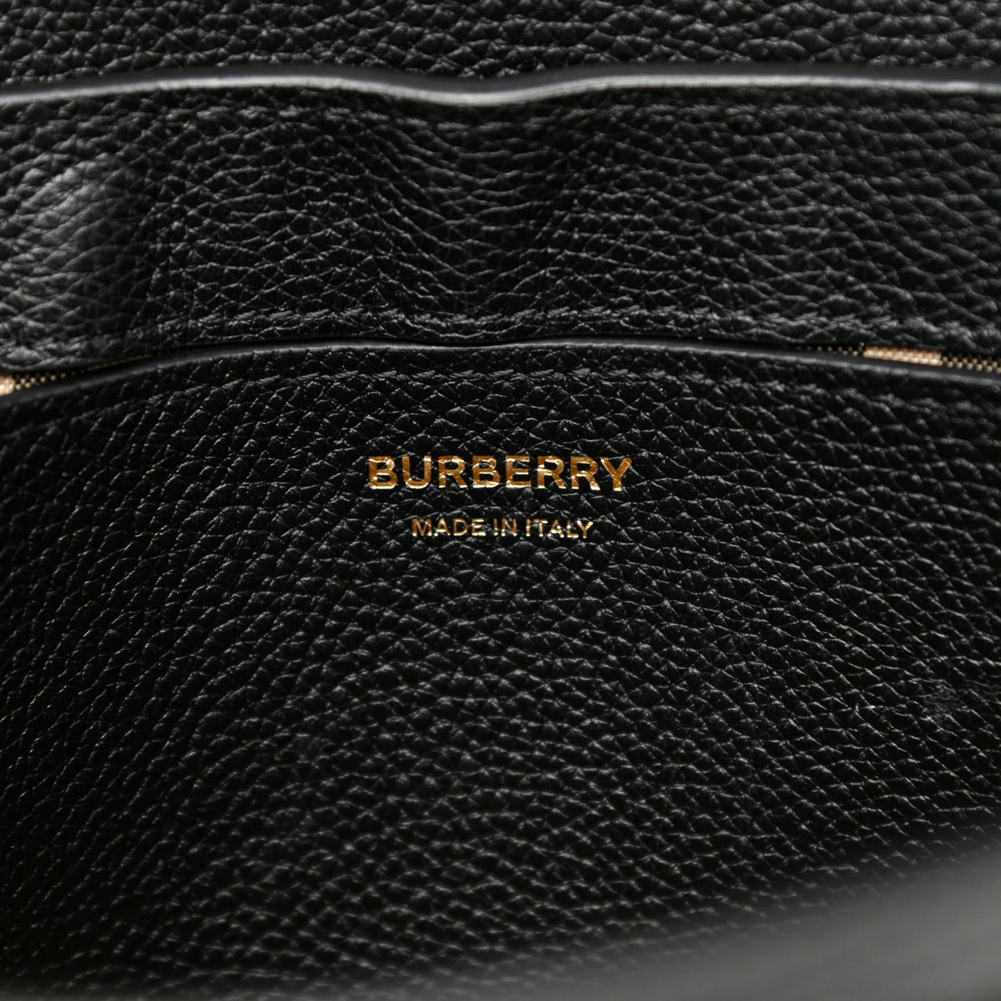 Grainy Calfskin Vintage Check Note Crossbody Bag Black