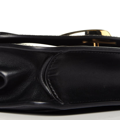 Chloe Calfskin Suede C Clutch With Chain Black 9 of 10