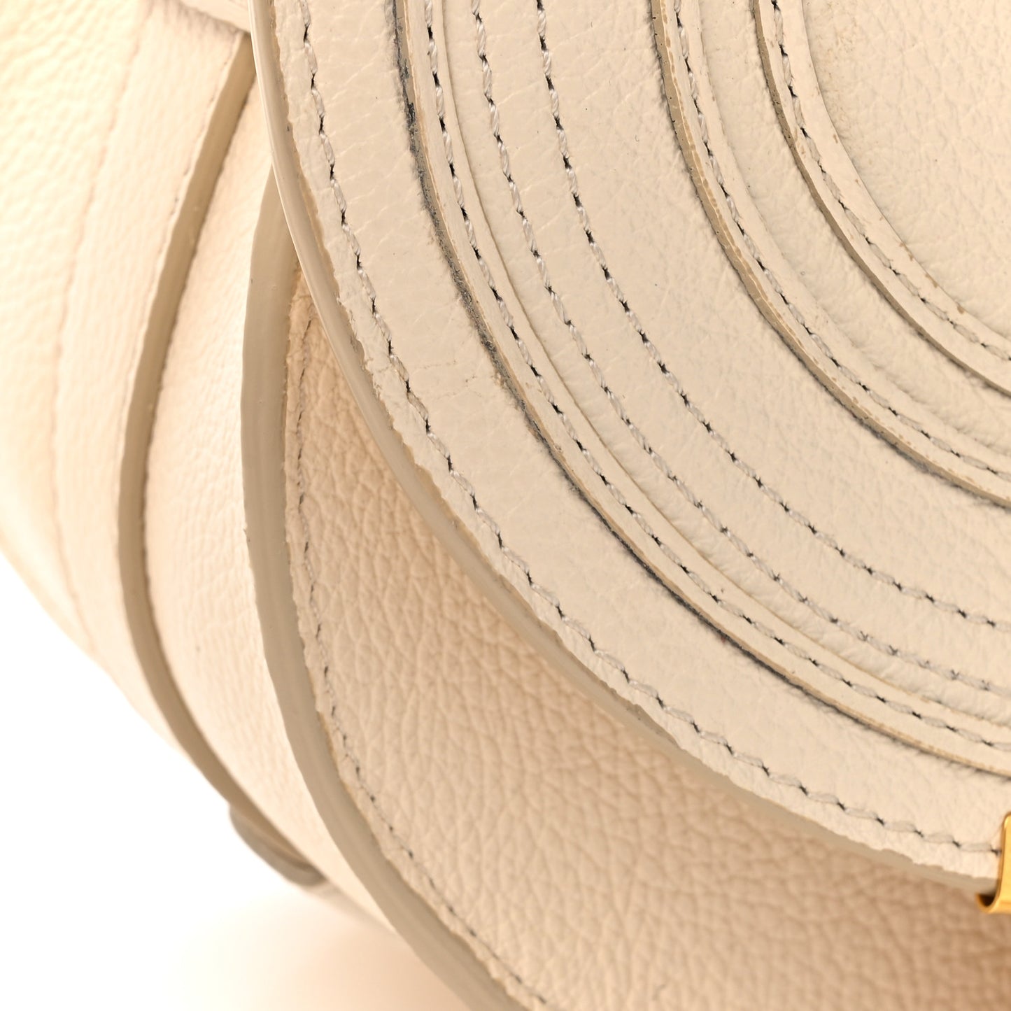 Grained Calfskin Small Marcie Saddle Bag