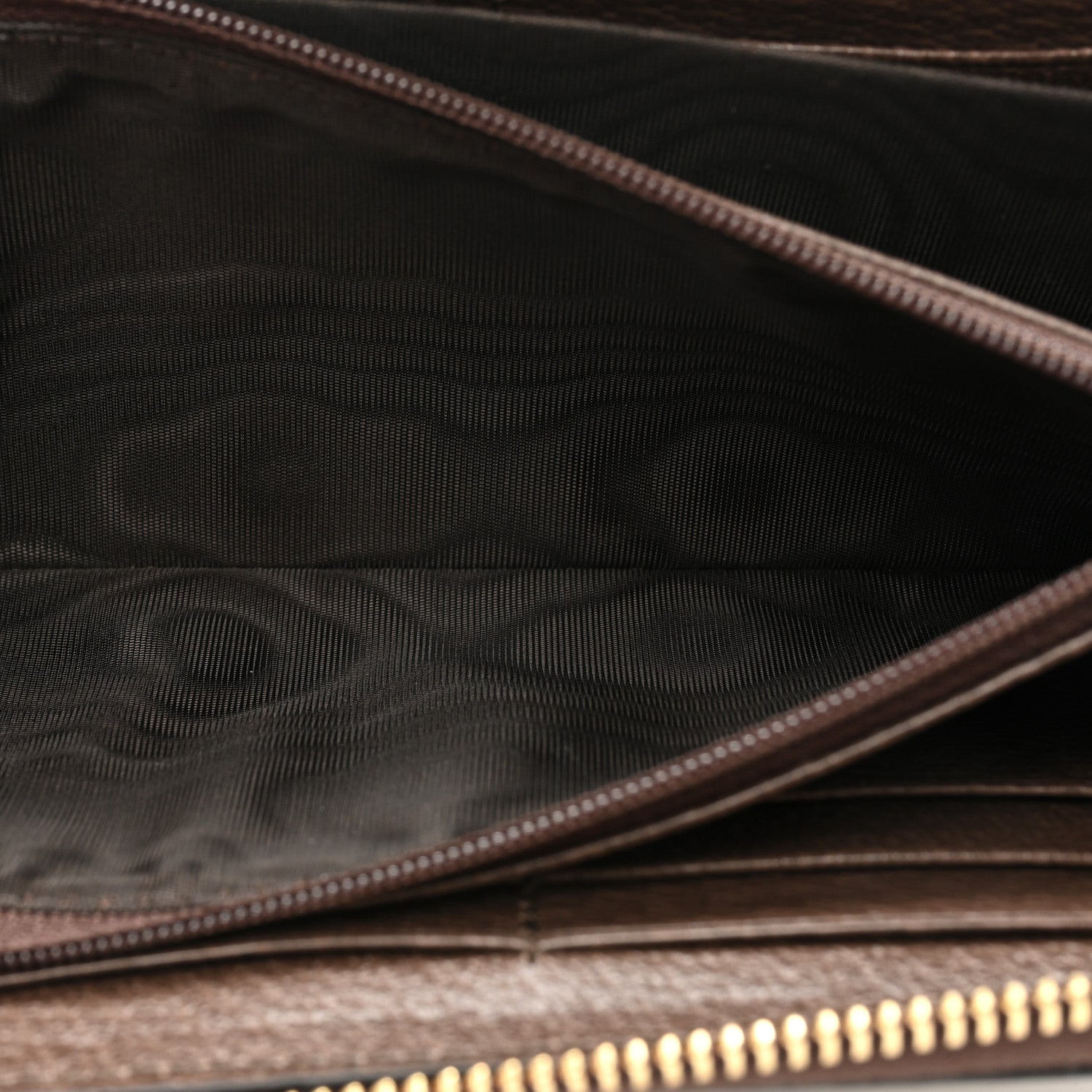 Gucci GG Supreme Monogram Web Geometric Ophidia Zip Around Wallet Beige Multicolor Brown Sugar 7 of 13