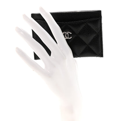 Chanel Caviar Quilted Card Holder Black 2 of 9