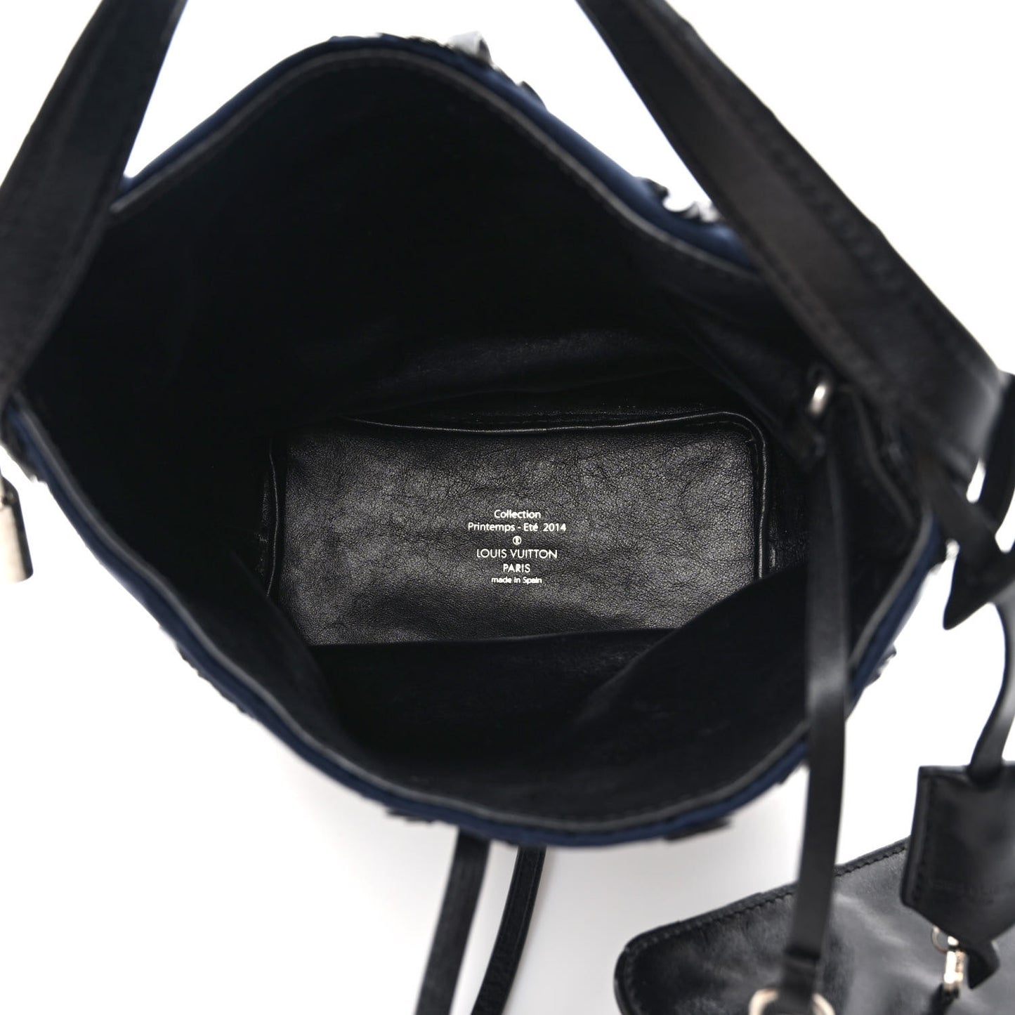 Monogram Jacquard Sequin NN14 Spotlight PM Navy