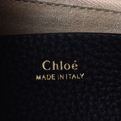 Chloe Grained Calfskin Small Hayley Hobo Black 6 of 8