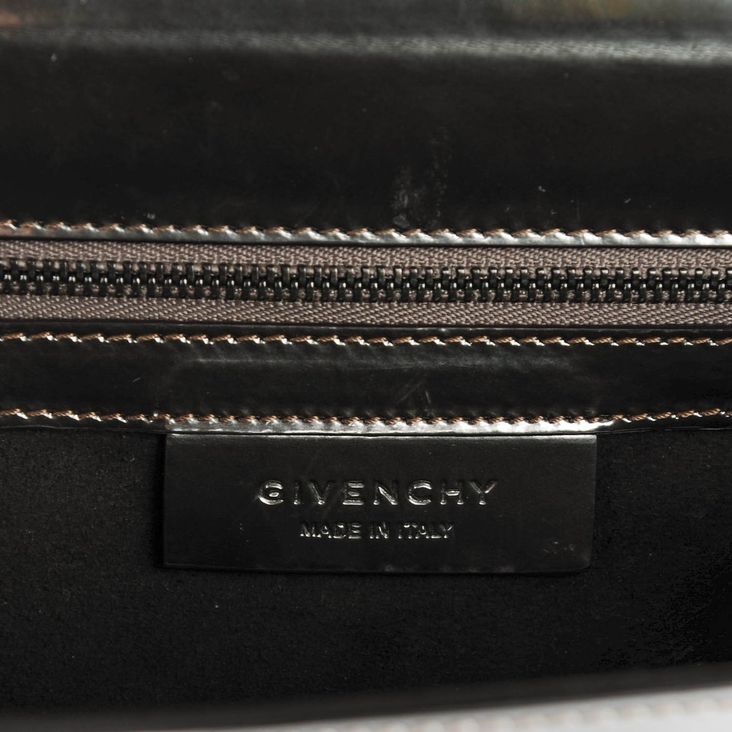 Metallic Calfskin Mini Pandora Box Crossbody Bag Gunmetal