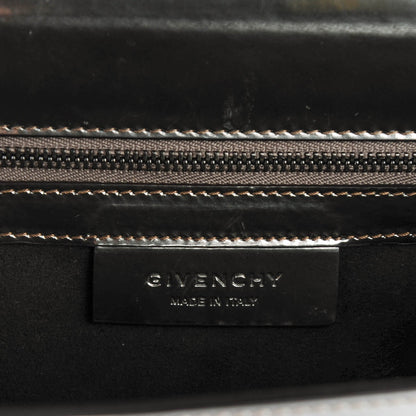 Givenchy Metallic Calfskin Mini Pandora Box Crossbody Bag Gunmetal 6 of 7