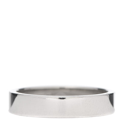 Cartier Platinum 3mm C De Wedding Band Ring 54 6.75 3 of 5