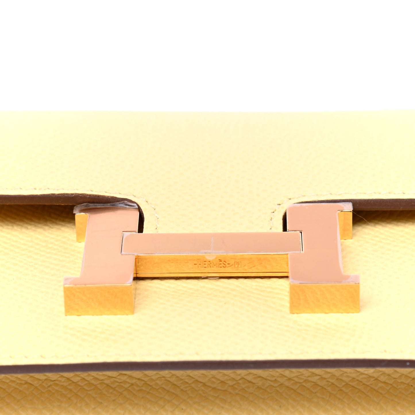 Epsom Constance Slim Wallet Jaune Poussin