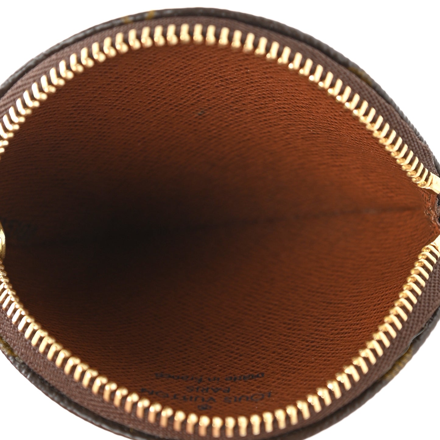 Monogram Round Coin Purse