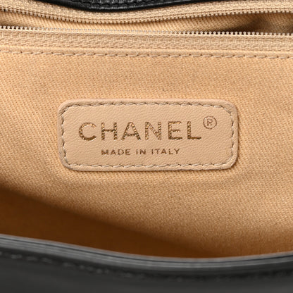 Chanel Glazed Calfskin Quilted Large Boy Flap Black 7 of 19