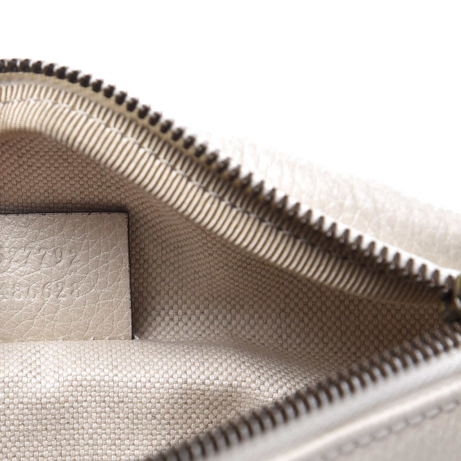 Gucci Grained Calfskin Small Logo Belt Bag White 8 of 10