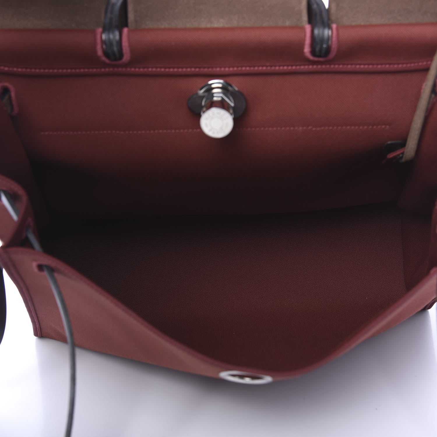 Hermes Toile Vache Hunter Herbag Zip 39 MM Rouge H Ebene 5 of 11