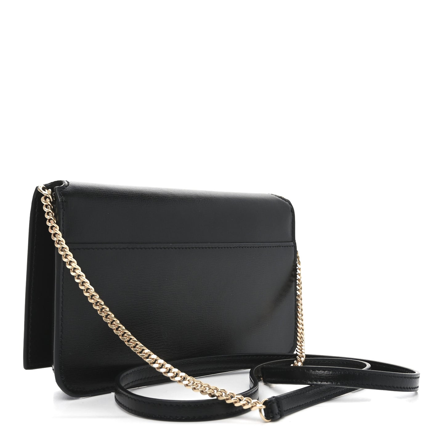 Calfskin Monogram Cassandre Phone Holder With Strap Black