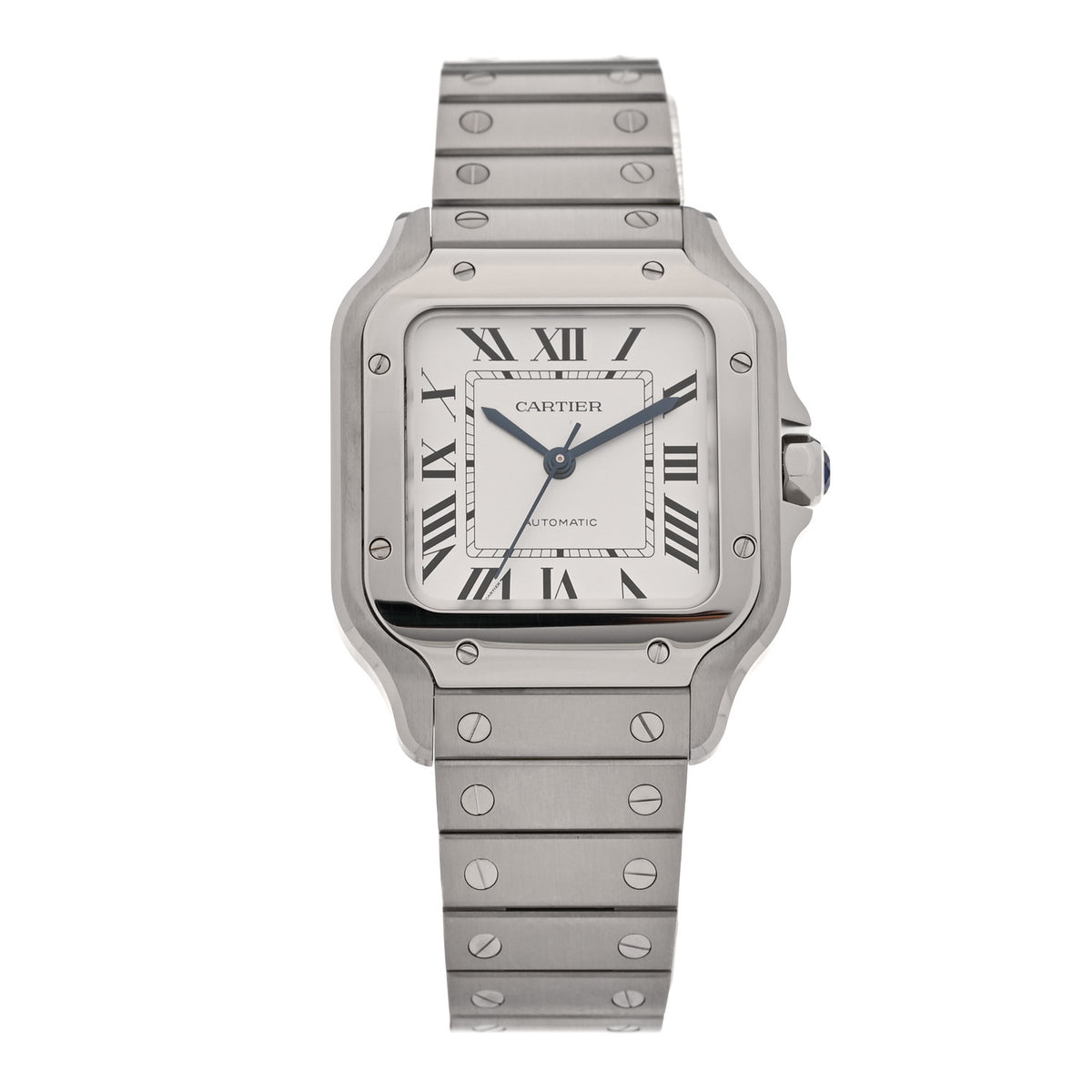 Stainless Steel 35mm Santos de Cartier Automatic Watch
