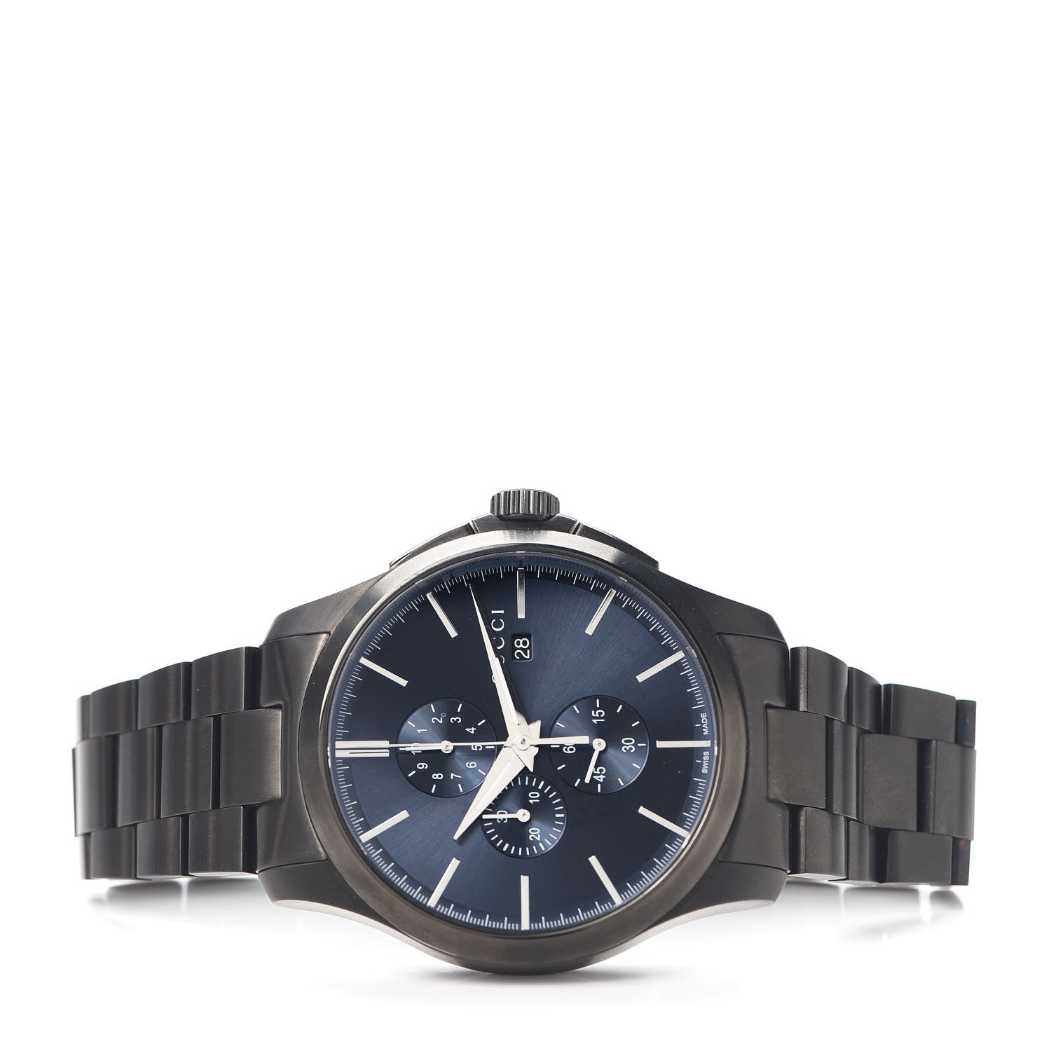 Gucci PVD Stainless Steel 44mm G-Timeless Chronograph Quartz Watch Blue 2 of 5