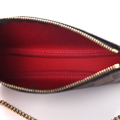 Louis Vuitton Damier Ebene Mini Pochette Accessories 6 of 13
