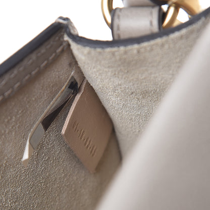 Chloe Calfskin Suede Small Nile Bracelet Bag Motty Grey 7 of 7