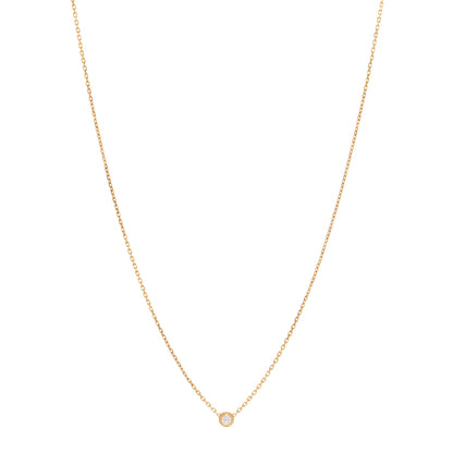 Cartier 18K Yellow Gold Diamond XS D'Amour Pendant Necklace 1 of 5