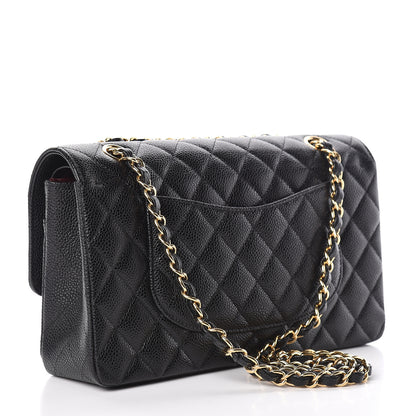 Chanel Caviar Quilted Medium Double Flap Black 3 of 11