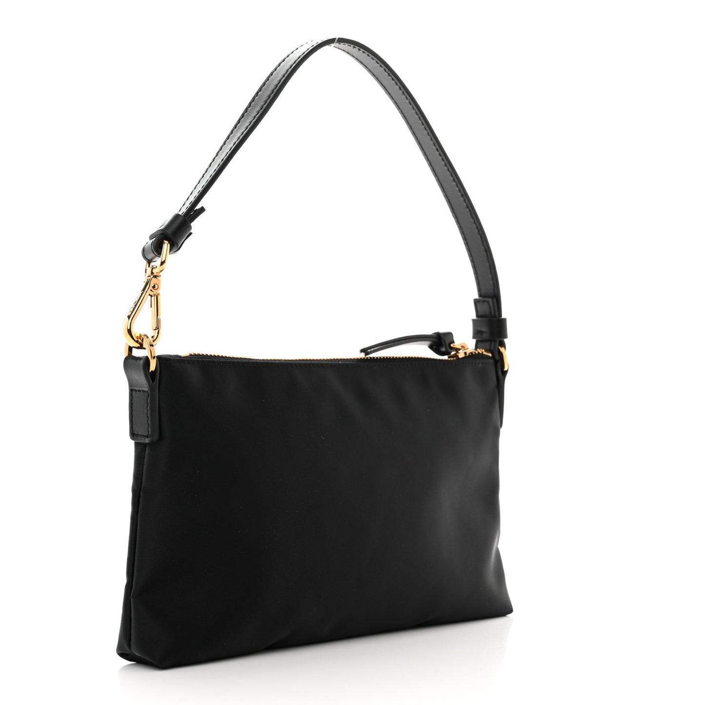 Nylon Tribute Icon Flat Pouch Black
