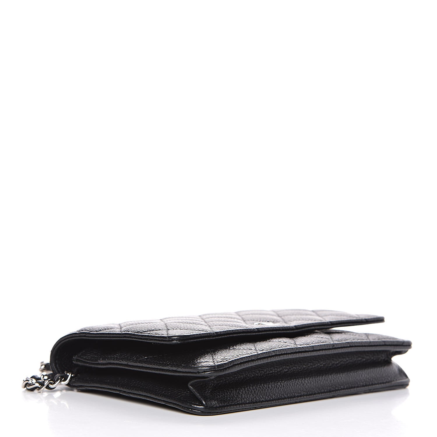 Chanel Caviar Quilted Wallet On Chain WOC Black 4 of 15