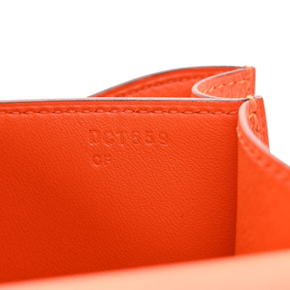 Hermes Epsom Constance 18 Orange Poppy 7 of 11