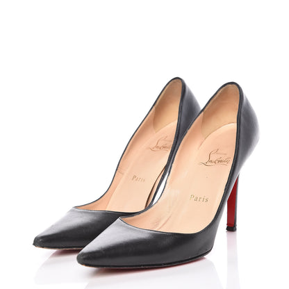 Christian Louboutin Kid Pigalle 100 Pumps 37 Black 3 of 18