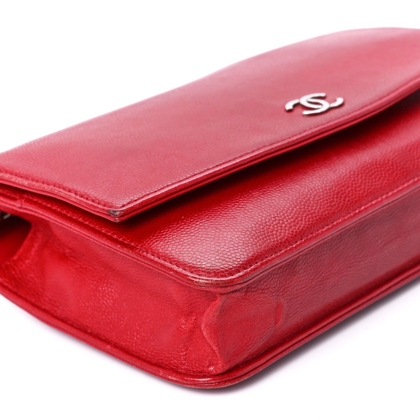 Caviar Sevruga Wallet on Chain WOC Red
