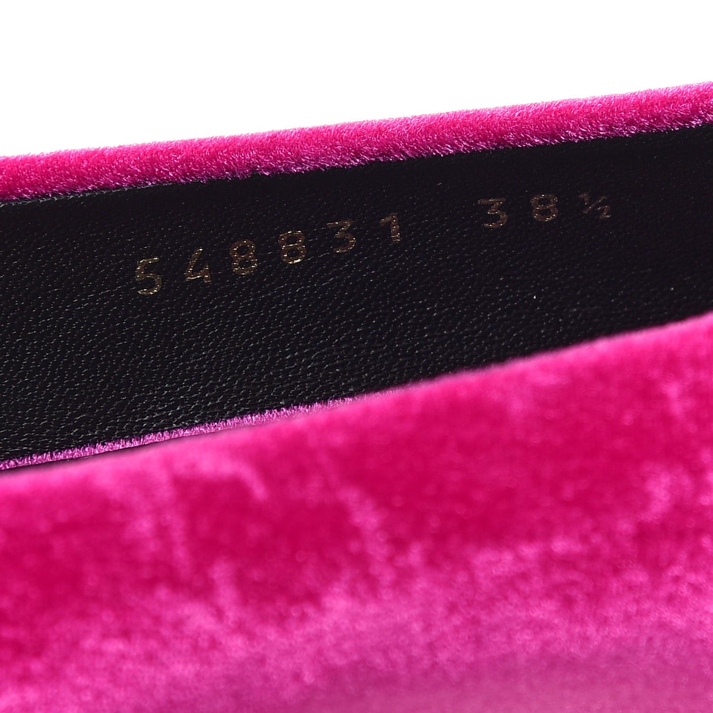 Velvet De Soie Pumps 38.5 Rose Fuchsia