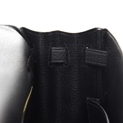 Hermes Togo Kelly Retourne 25 Black 20 of 36