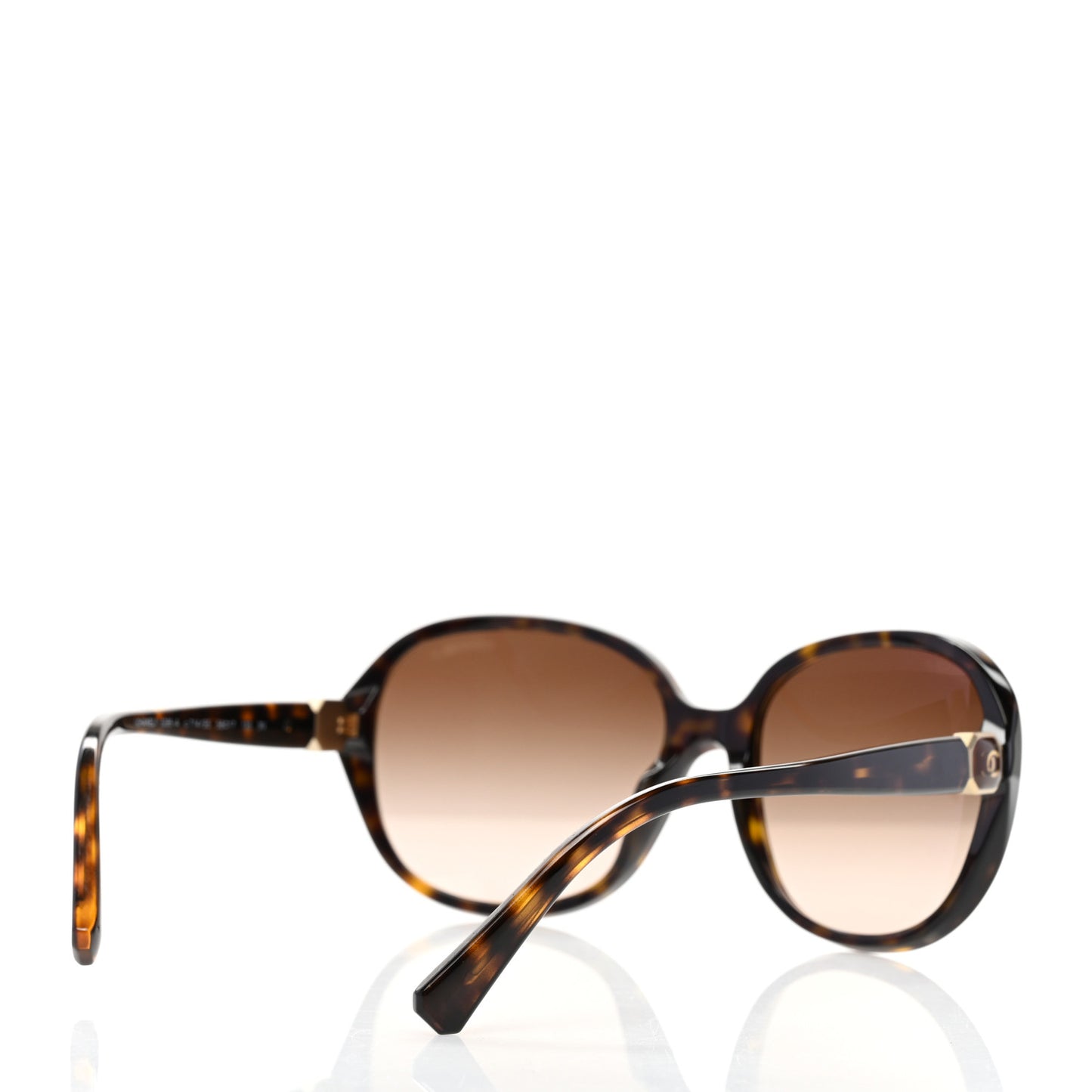 Acetate CC Round Sunglasses 5285-A Tortoise