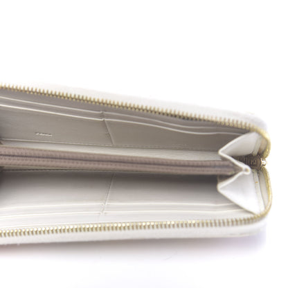 Fendi Zucchino Spalmati FF Multicolor Zip Around Wallet White Multicolor 5 of 7