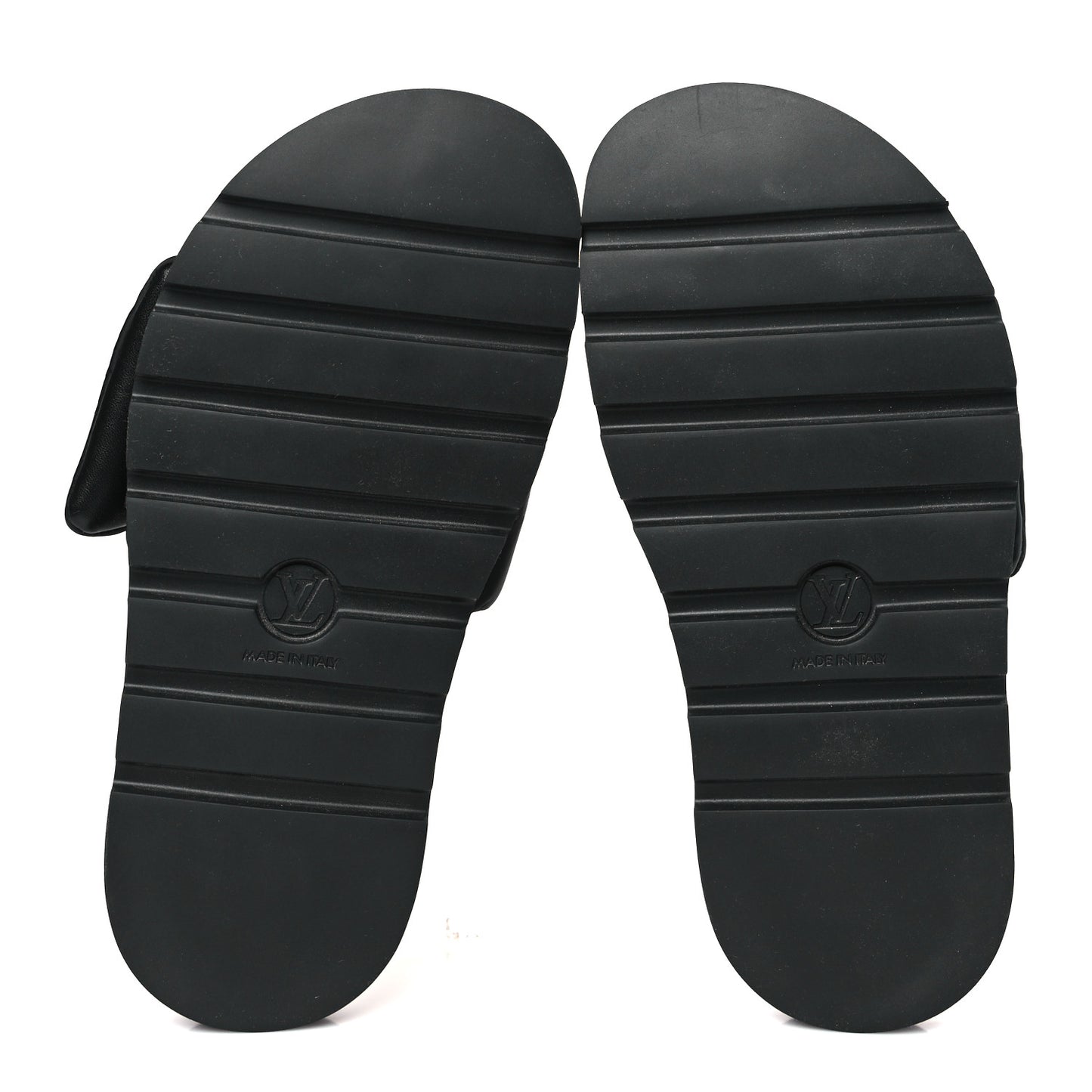 Nylon Monogram Womens Pool Pillow Comfort Mules 40 Black