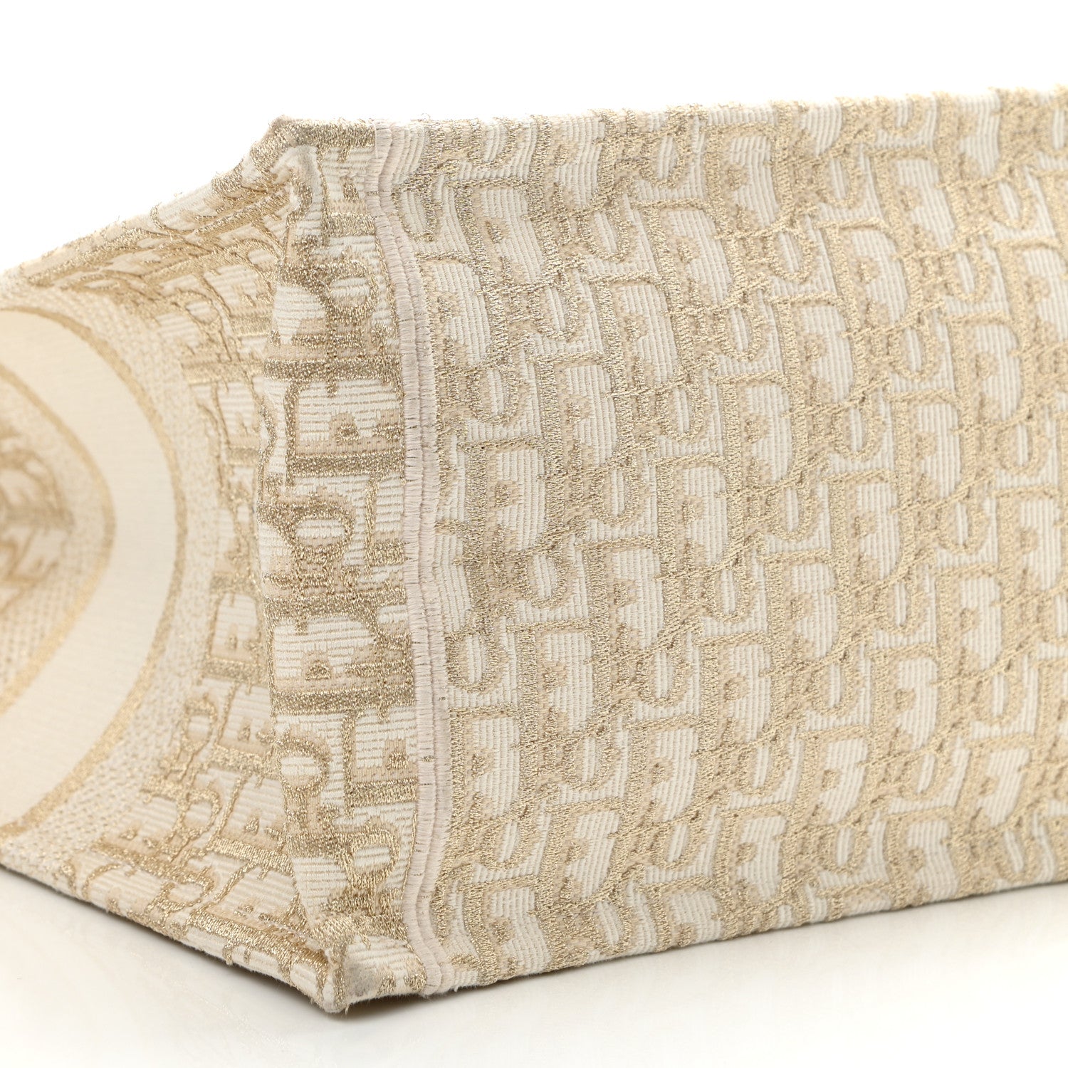 Christian Dior Oblique Medium Book Tote Gold Multicolor 9 of 10