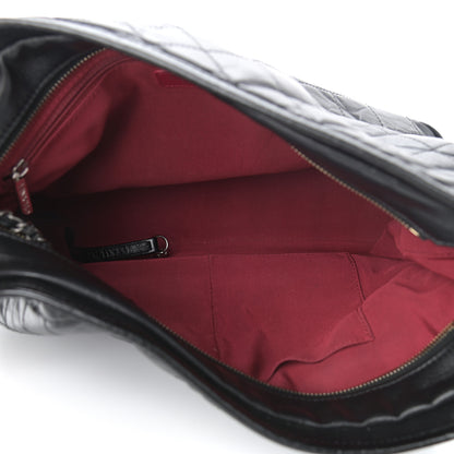 Chanel Aged Calfskin Quilted Large Gabrielle Hobo Black 5 of 11