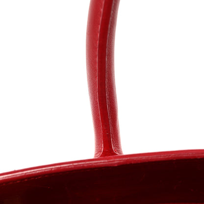 Saint Laurent Calfskin Small Sac De Jour Lipstick Red 24 of 27