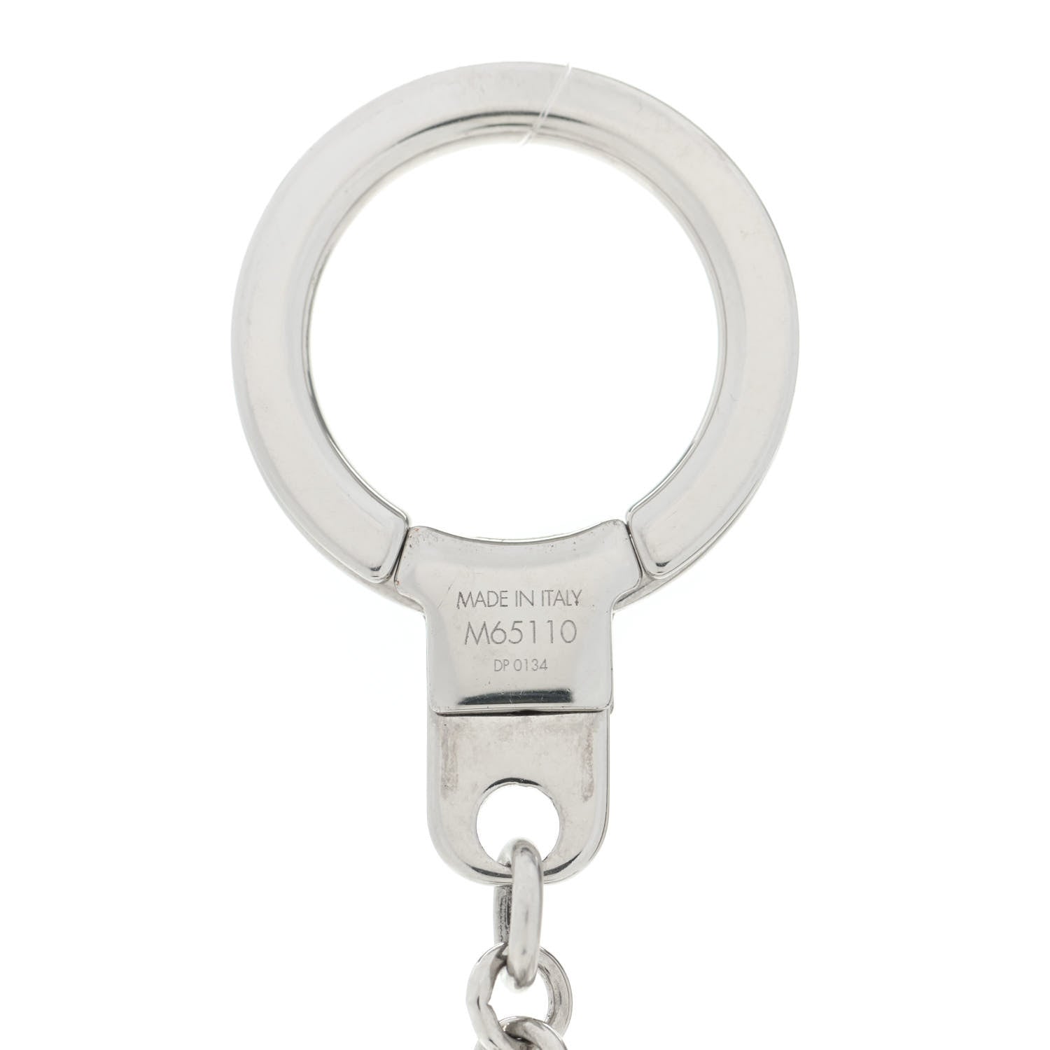 Louis Vuitton Fleur De Monogram Bag Charm Chain Silver 4 of 5
