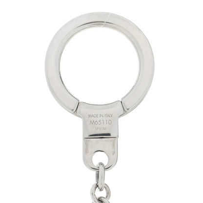 Louis Vuitton Fleur De Monogram Bag Charm Chain Silver 4 of 5
