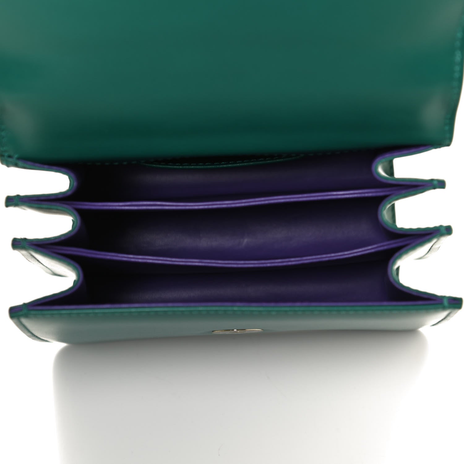 Bulgari Calfskin Galuchat Serpenti Forever Crossbody Green 5 of 13