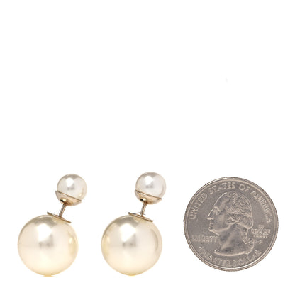 Christian Dior Pearl Mise En Dior Tribal Earrings 2 of 5