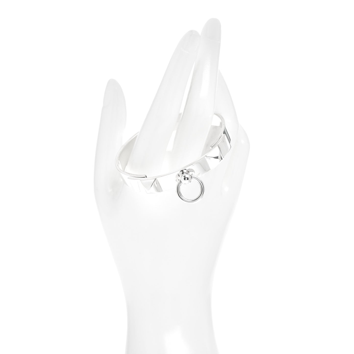 Sterling Silver PM Collier De Chien Bracelet ST