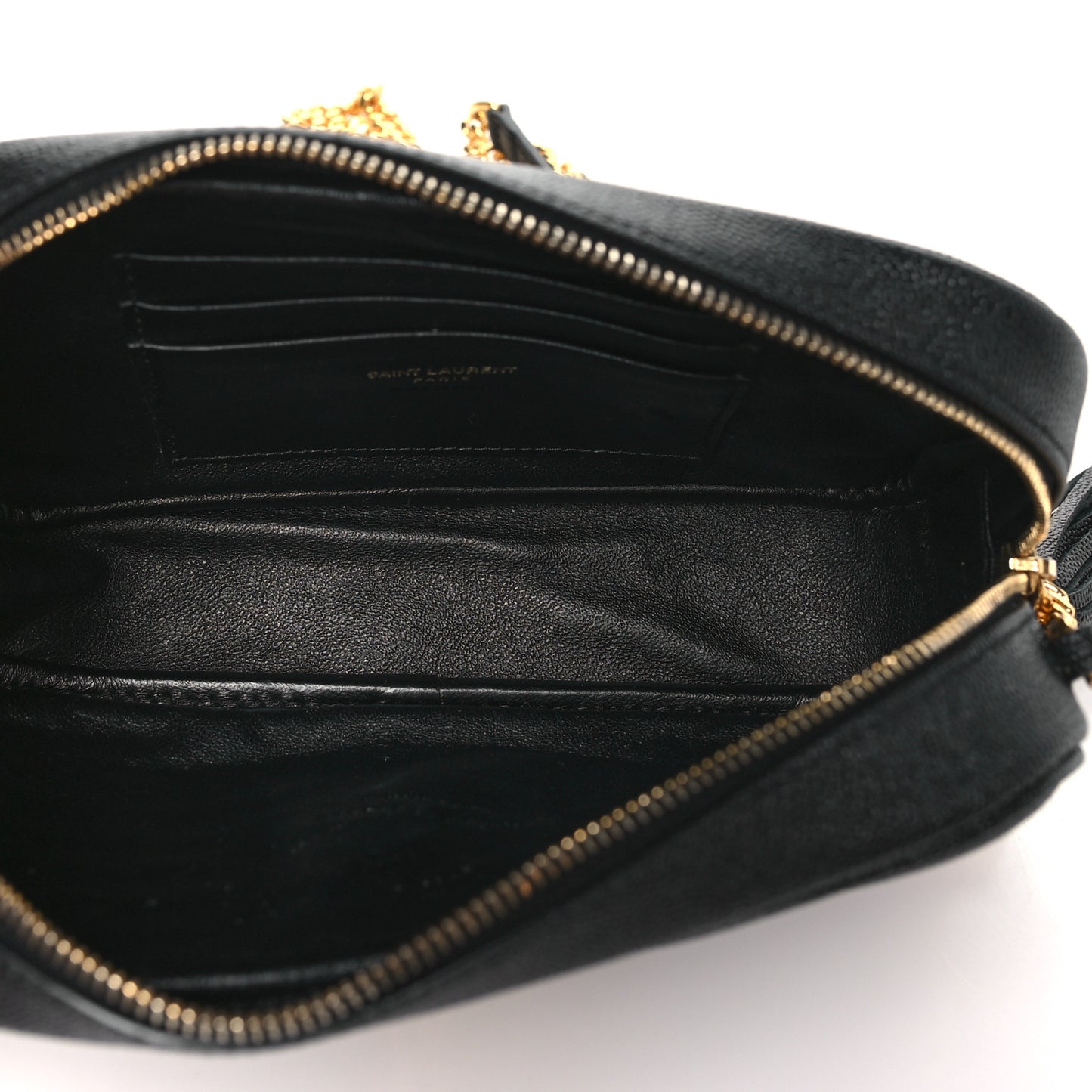 Grain De Poudre Matelasse Monogram Mini Lou Camera Bag Black
