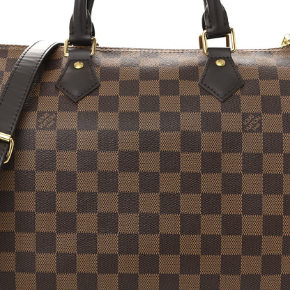Louis Vuitton Damier Ebene Speedy Bandouliere 30 8 of 10
