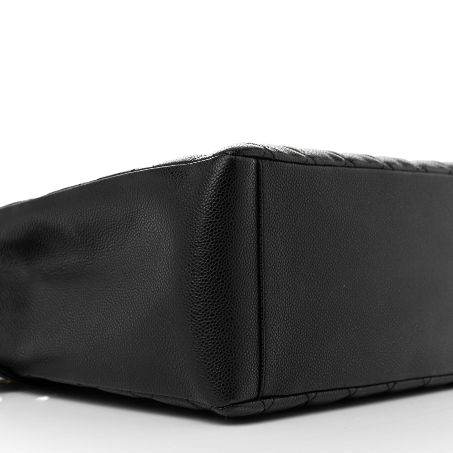 Caviar Quilted Grand Shopping Tote GST Black