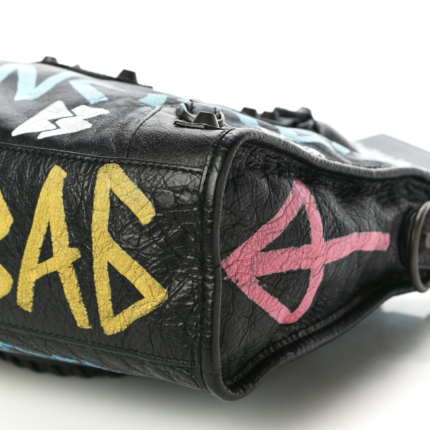 Agneau Graffiti All Over Classic Hardware S City Black Multicolor