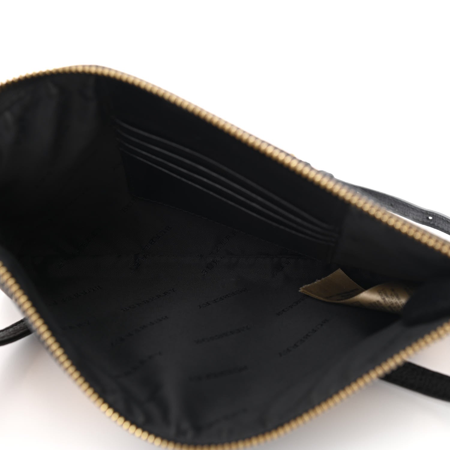 Burberry House Check Derby Peyton Crossbody Clutch Bag Black 5 of 15
