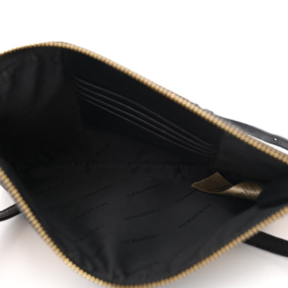 Burberry House Check Derby Peyton Crossbody Clutch Bag Black 5 of 15