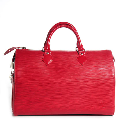 Louis Vuitton Epi Speedy 30 Rouge 1 of 8