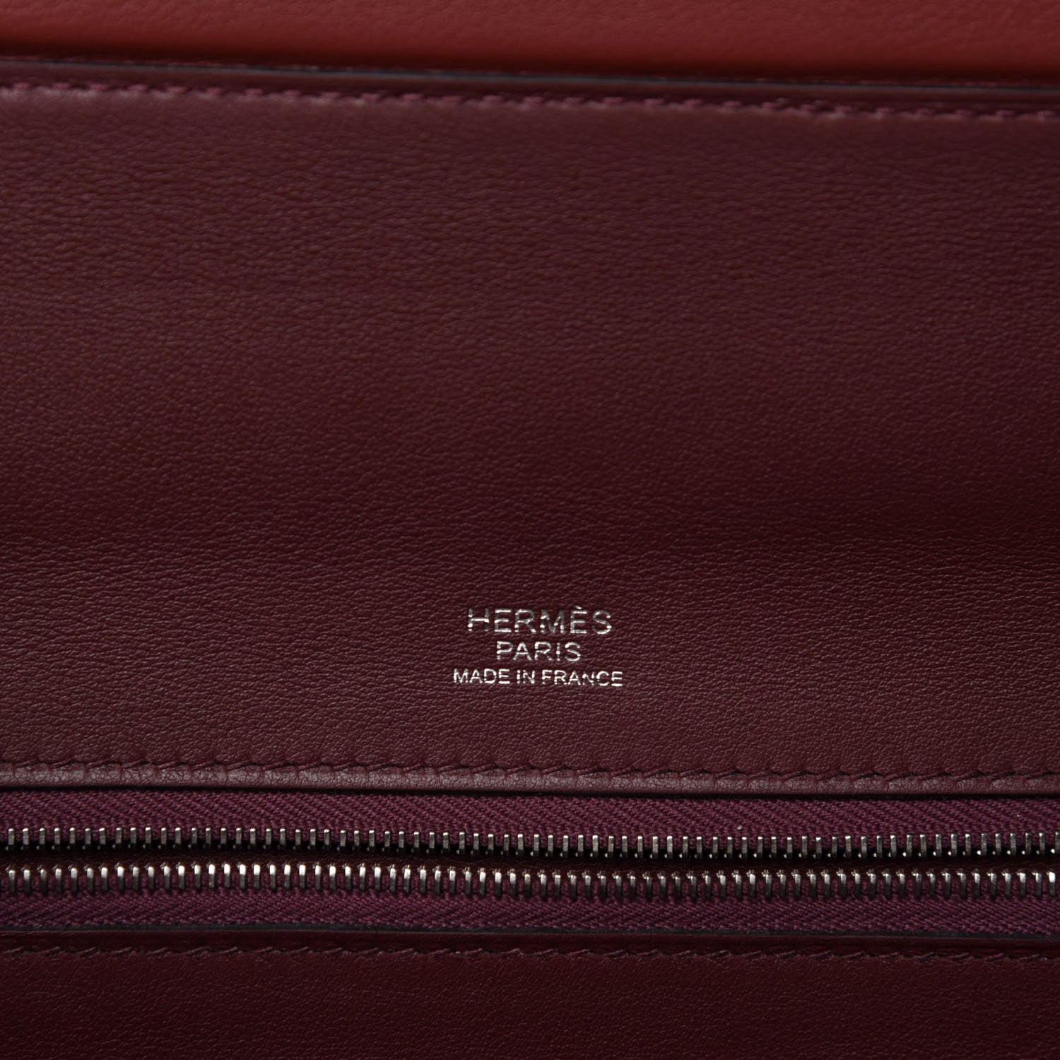 Hermes Togo Swift 24/24 35 Bordeaux Rouge H 10 of 13